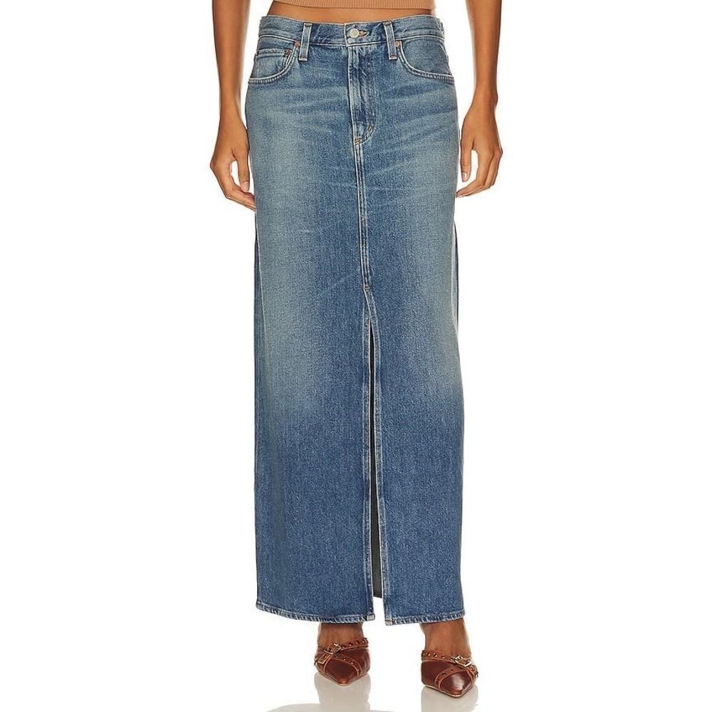 Agolde Leif Low Slung Skirt in Swing 26”